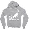 i need a beer right meow Zipper Hoodie