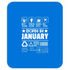 Born In January Mousepad