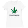 vegetarian Ladies Fitted T-Shirt