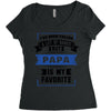 I've Been Called A Lot Of Names But Papa Is My Favorite Women's Triblend Scoop T-shirt