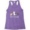 happy meowr Racerback Tank