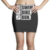 v6 swim bike run Mini Skirts