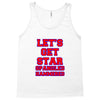 star spangled hammered Tank Top