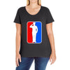 bestaande uit militair Ladies Curvy T-Shirt