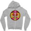 lucha libre pink Zipper Hoodie