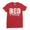 red friday Ladies Fitted T-Shirt