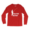 aster baiter mens rude fishing Long Sleeve Shirts