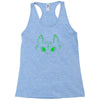 neon toothless Racerback Tank