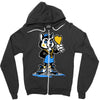fox b Zipper Hoodie