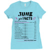 June Girl Facts Cancer Ladies Fitted T-Shirt
