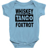 whiskey tango foxtrot Baby Bodysuit