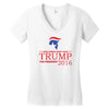trump for president 2016 make america great again Women's V-Neck T-Shirt