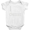 i love cheese Baby Onesie
