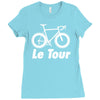 le tour bike silhouette 2015 de france new Ladies Fitted T-Shirt