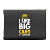 i like big monster cars Accessory Pouches