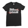 blessed mommy with flower white color Ladies Fitted T-Shirt