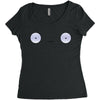 Mooncake Face Women's Triblend Scoop T-shirt