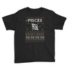 pisces christmas ugly sweater Youth Tee