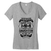 Super Cool Mimi Of A Freaking Awesome Daughter Women's V-Neck T-Shirt
