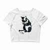 radioactive cat Crop Top