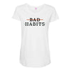 Bad Habits Maternity Scoop Neck T-shirt