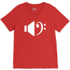 bass speaker V-Neck Tee