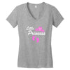 little princess gender reveal game Women's V-Neck T-Shirt