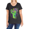scared straight Ladies Curvy T-Shirt