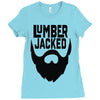 lumber jacked Ladies Fitted T-Shirt