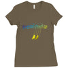 music swing Ladies Fitted T-Shirt