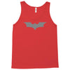 uomo batman bruce wayne logo stampa argento cinema&amp;tv Tank Top