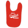 worlds greatest plumber Baby Bibs