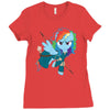 rainbow Ladies Fitted T-Shirt