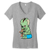 zombie baby Women's V-Neck T-Shirt