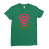 cute flowers Ladies Fitted T-Shirt