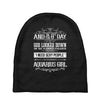 And 8th Day God Look Down So God Made A Aquarius Girl Baby Beanies