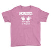 caution! jazz handsfunny jazz dance comic boogie camp trumpet Youth Tee