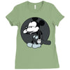 mickey mouse suicide Ladies Fitted T-Shirt
