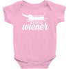 you want to hold my wiener Baby Onesie