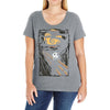 burton's scream Ladies Curvy T-Shirt