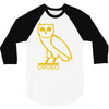 drake, ovoxo owl 3/4 Sleeve Shirt