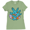 more mudkip Ladies Fitted T-Shirt