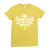 Campers Make the Best Dads Ladies Fitted T-Shirt