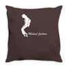 michael jackson jacko king of pop musica 2 Throw Pillow