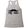 moustache Racerback Tank