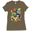 lion collector vectorized Ladies Fitted T-Shirt