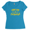 i don't give a schnitzel Women's Triblend Scoop T-shirt