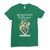 my body is a garden, not a graveyard black Ladies Fitted T-Shirt