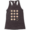 charlie moticons Racerback Tank