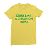 drink like Ladies Fitted T-Shirt